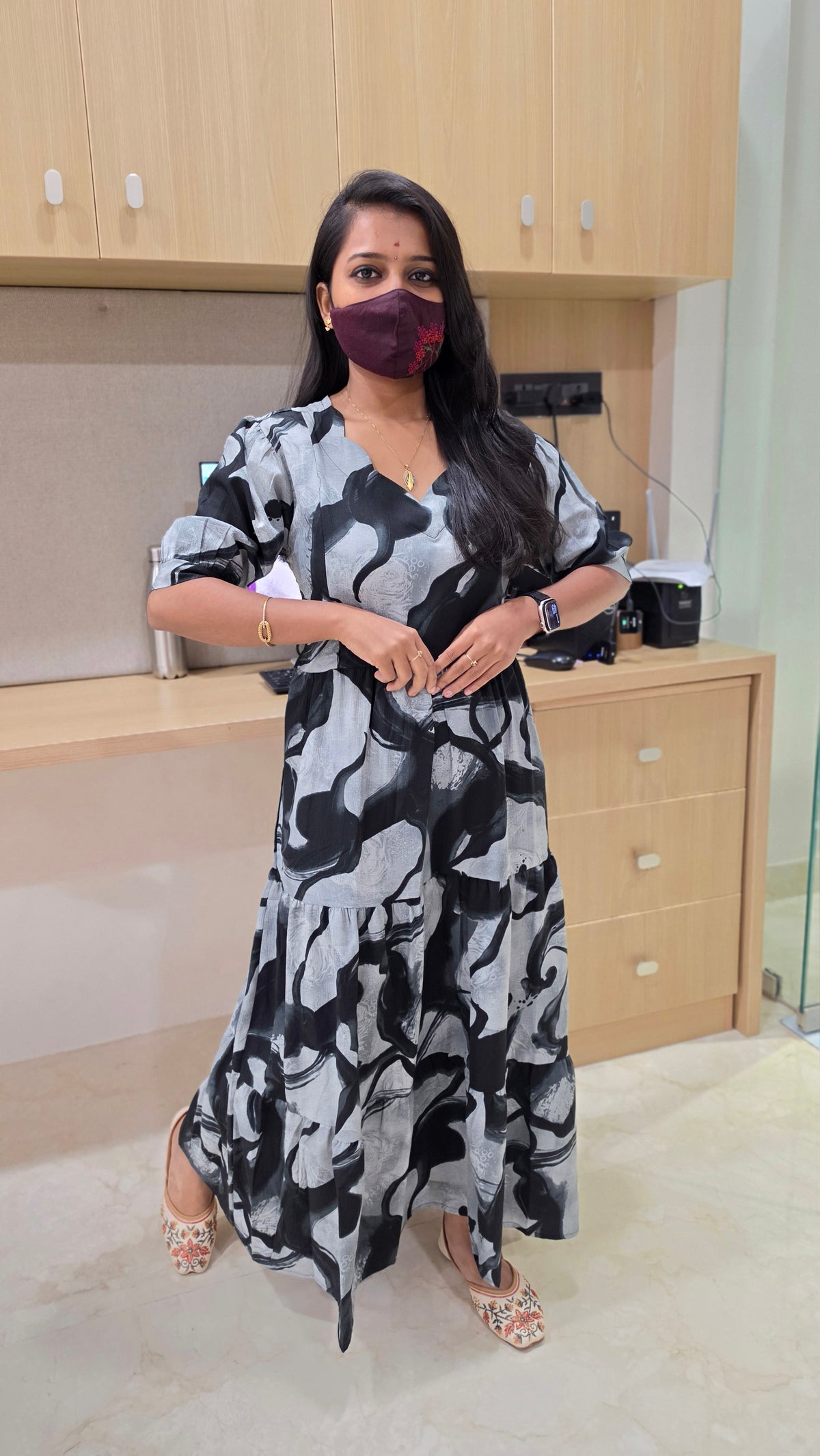 Western wear frock(Feeding)(13194)