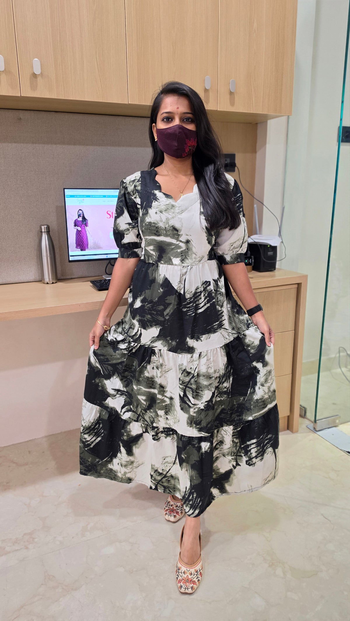 Western wear frock(Feeding)(13192)