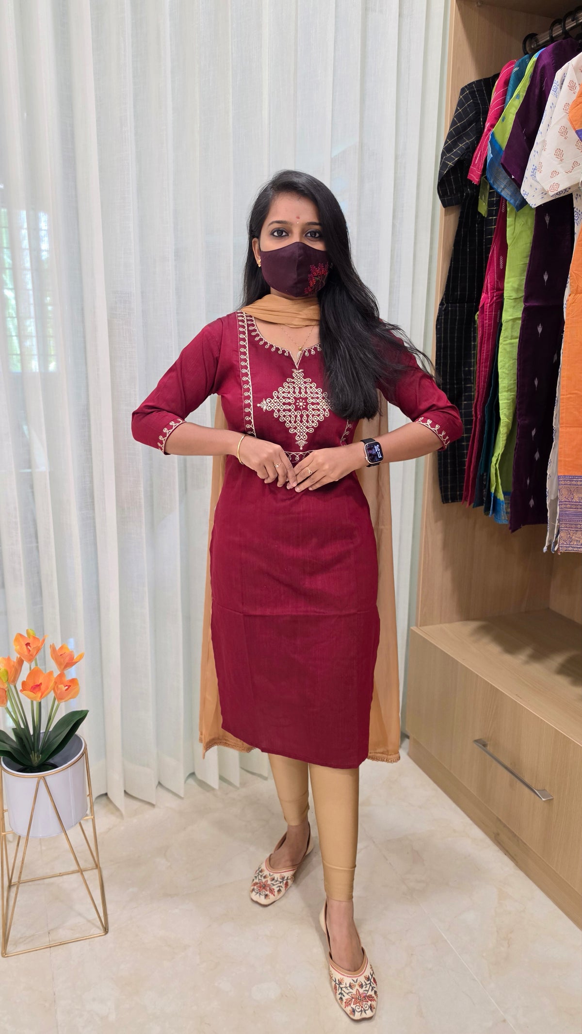 Office Wear - Embroidery(13261)