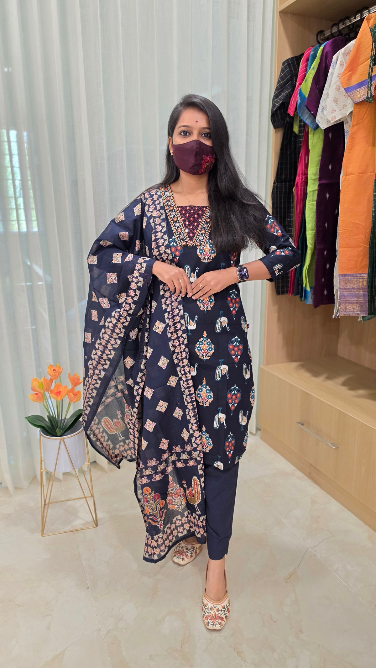 Cotton salwar set(13273)