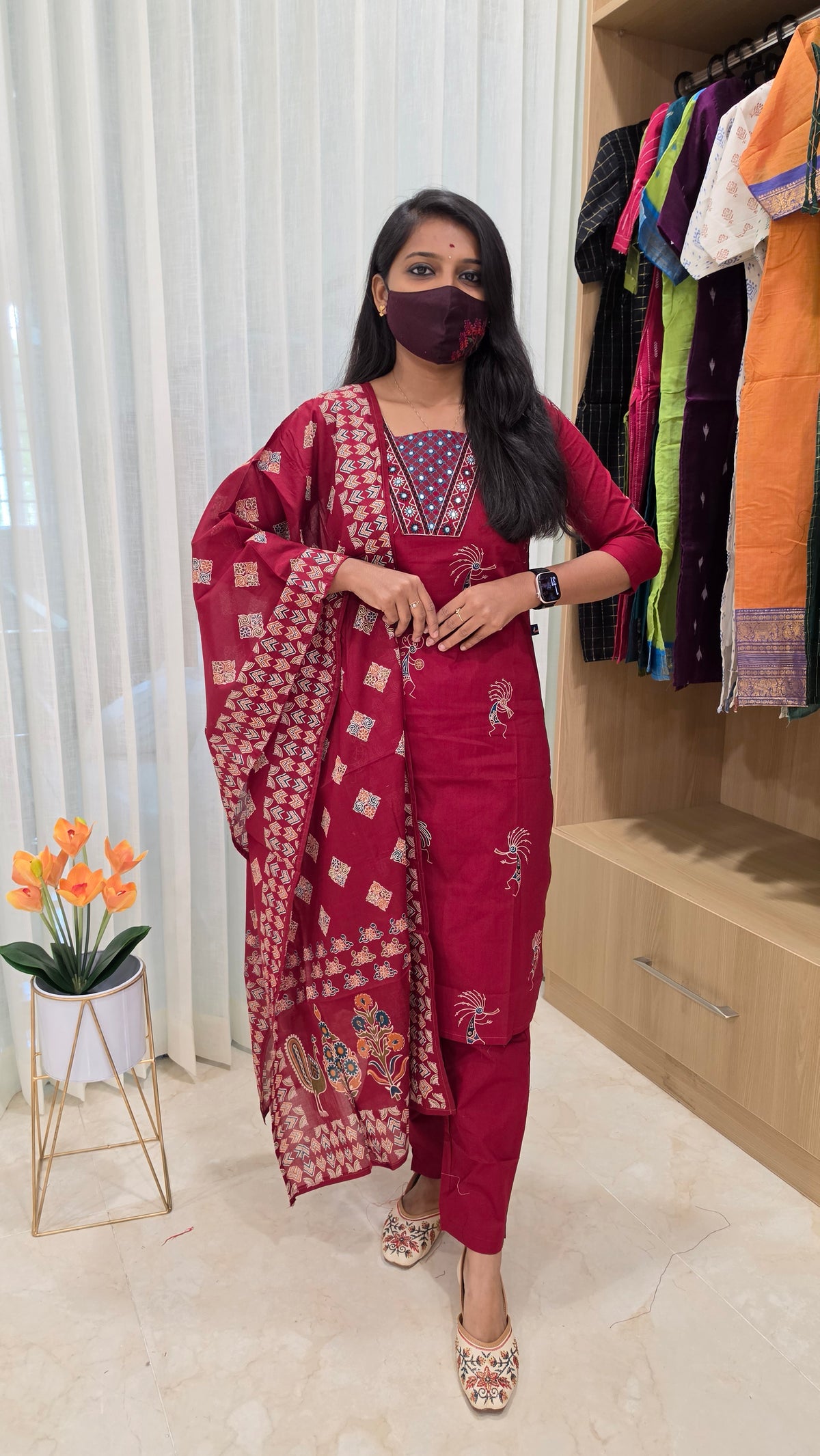 Cotton salwar set(13274)