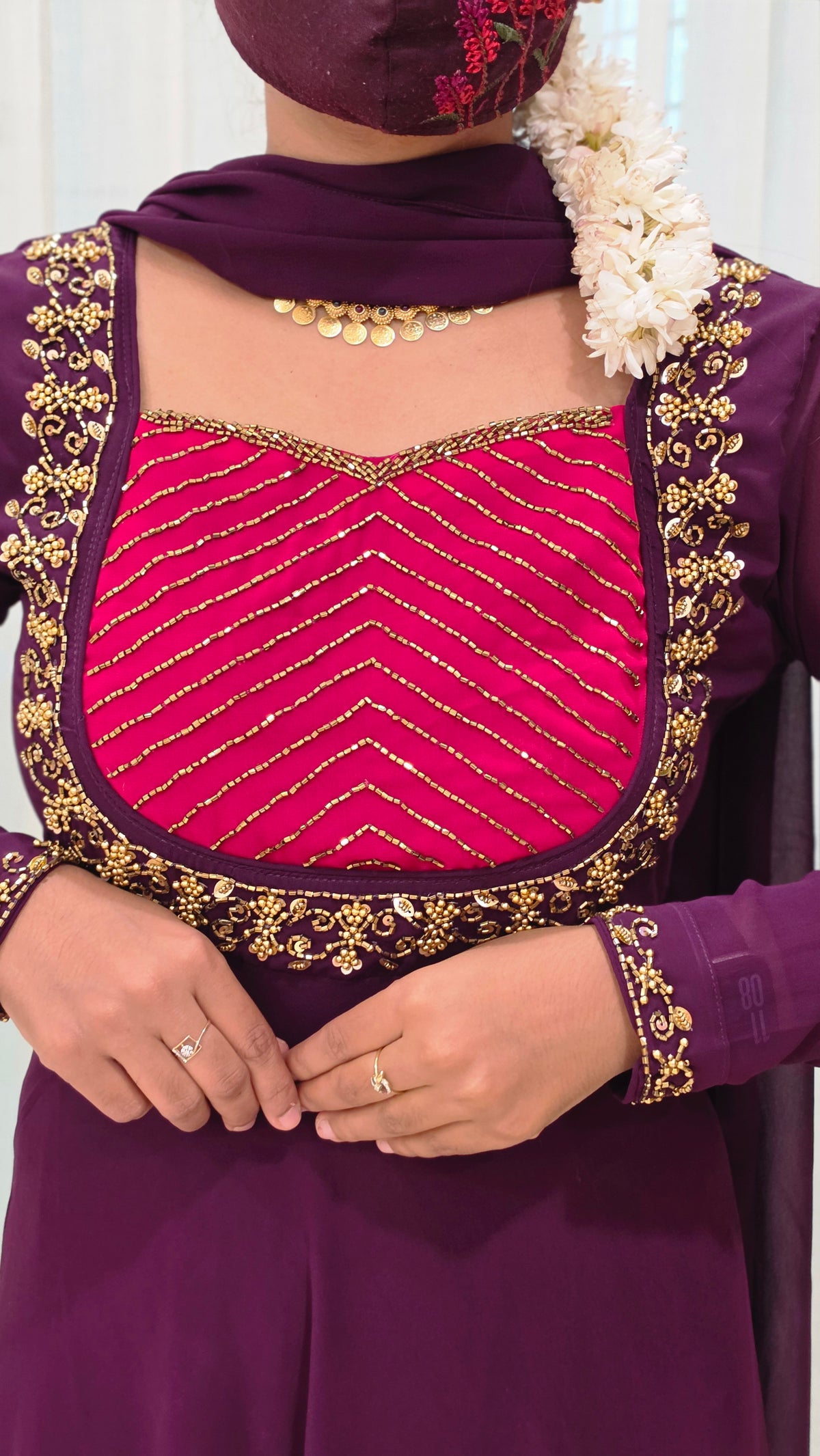Meghna Ethnic set (Kurti+Dupatta)(13332)