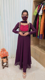 Meghna Ethnic set (Kurti+Dupatta)(13332)