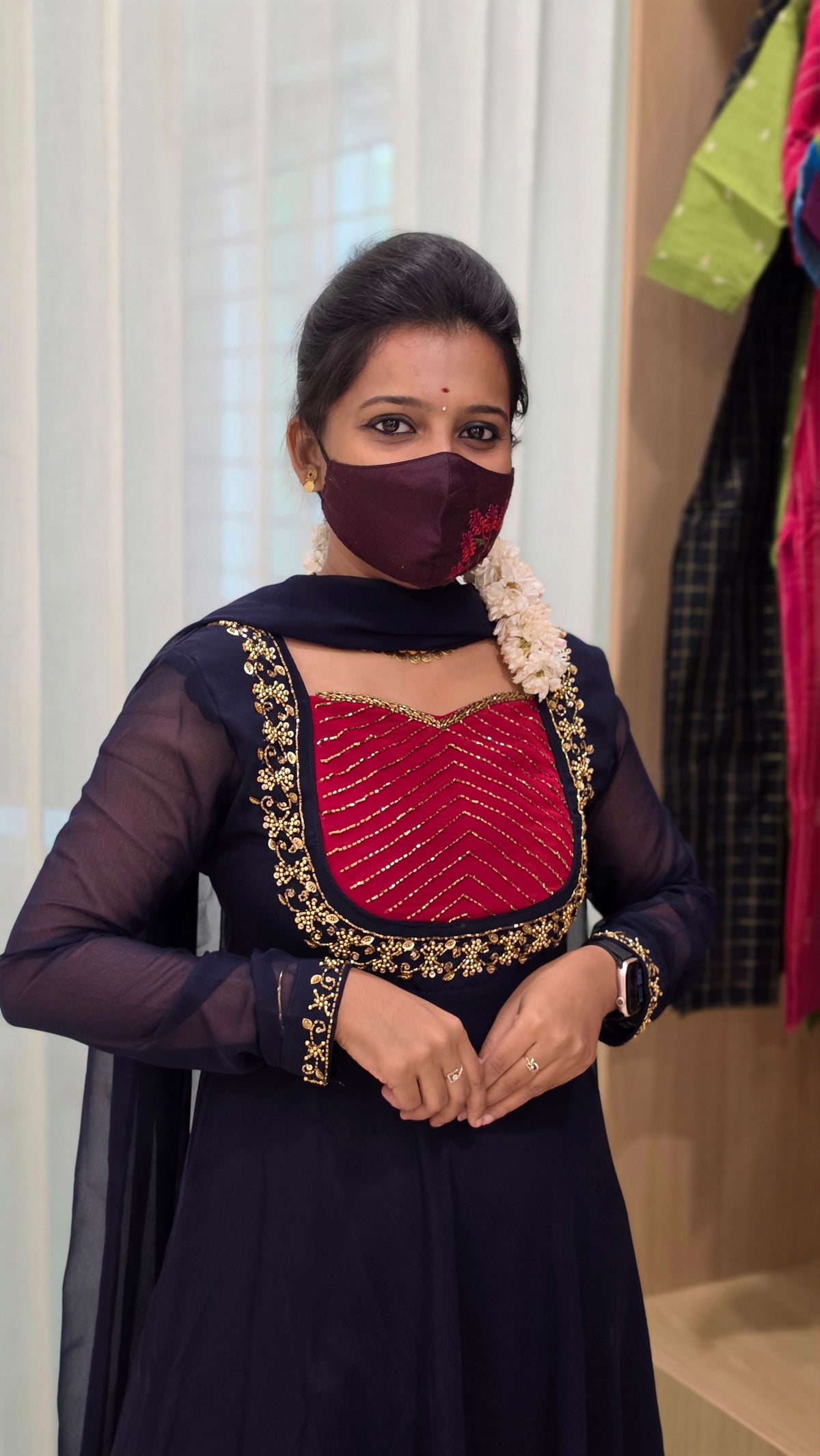 Meghna Ethnic set (Kurti+Dupatta)(13331)