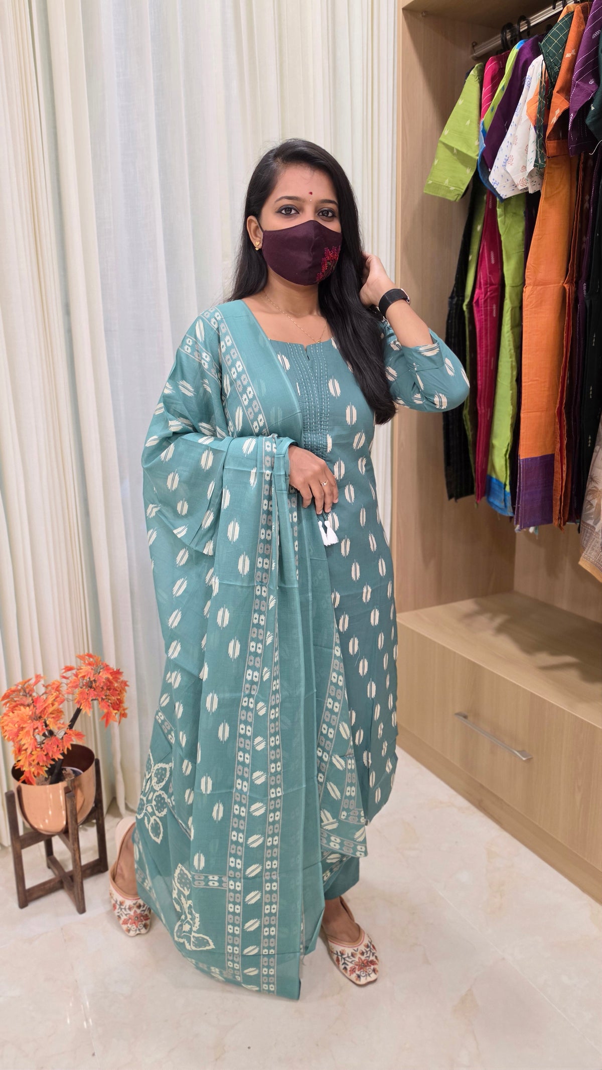 Cotton Salwar Set(13362)