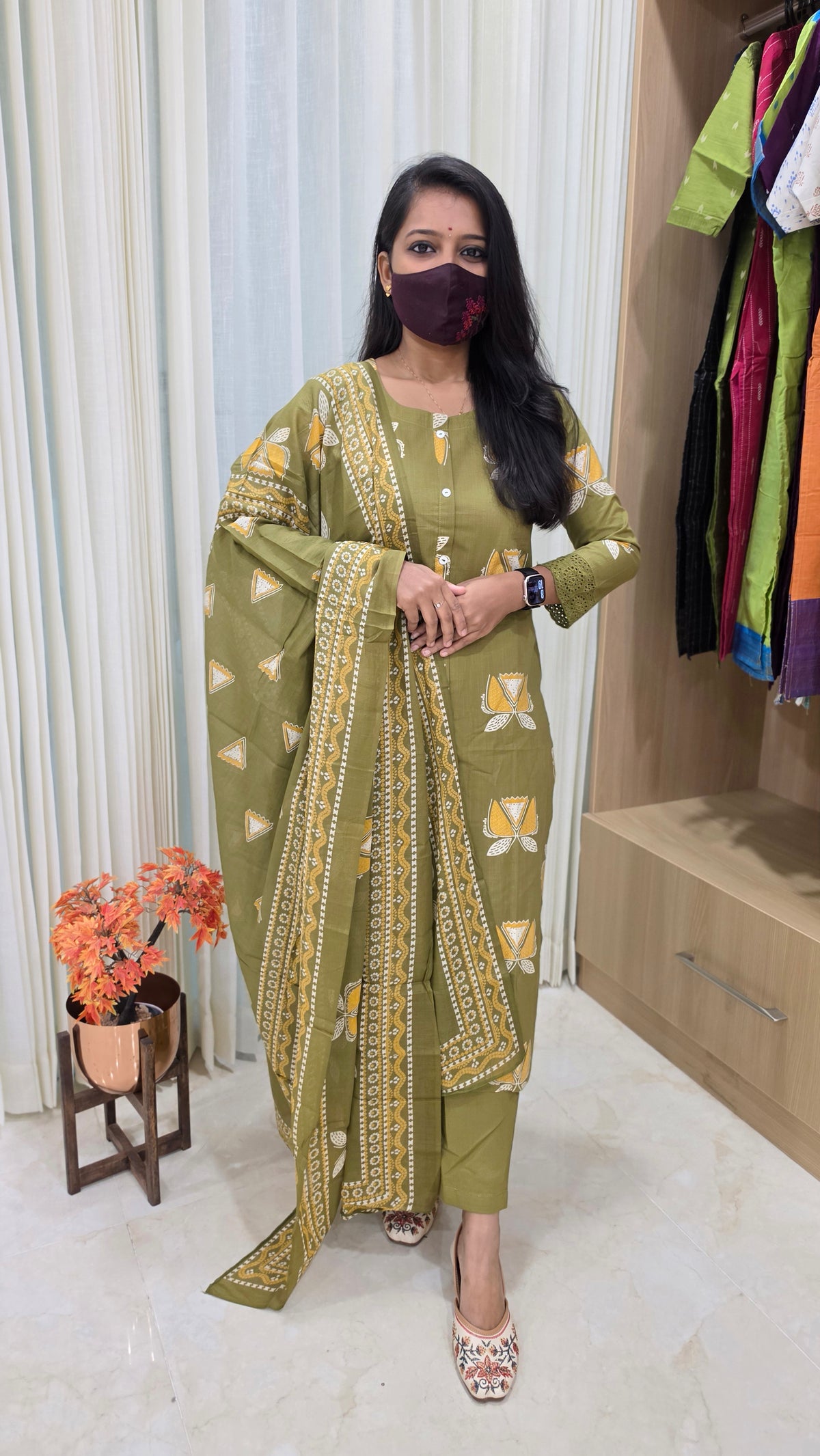 Cotton salwar set(13410)