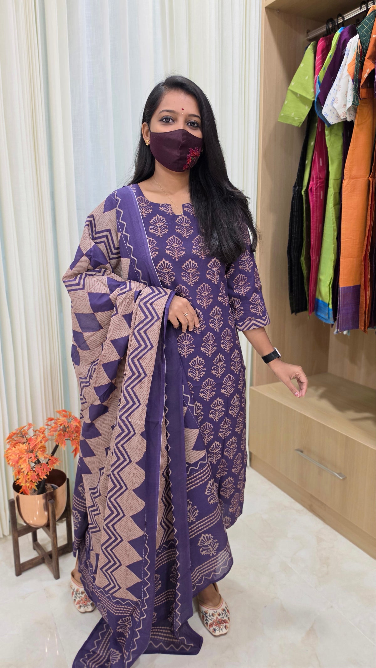 Cotton Salwar Set(13392)