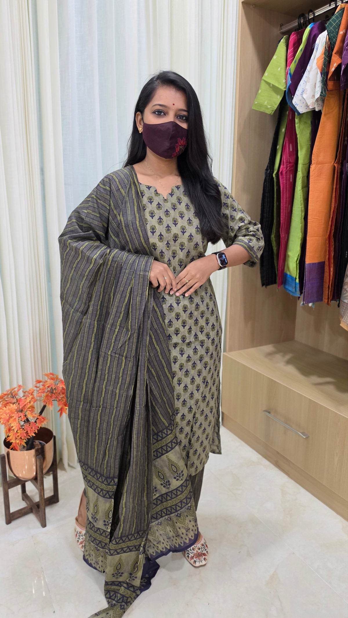 Cotton Salwar Set(13393)