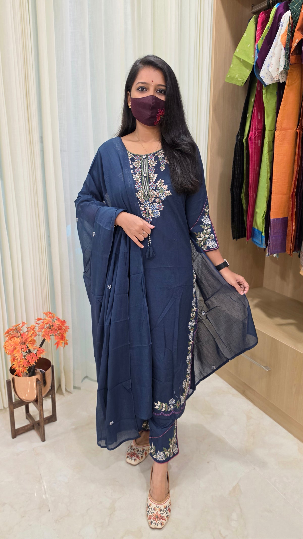 Embroidery Salwar Set(13377)