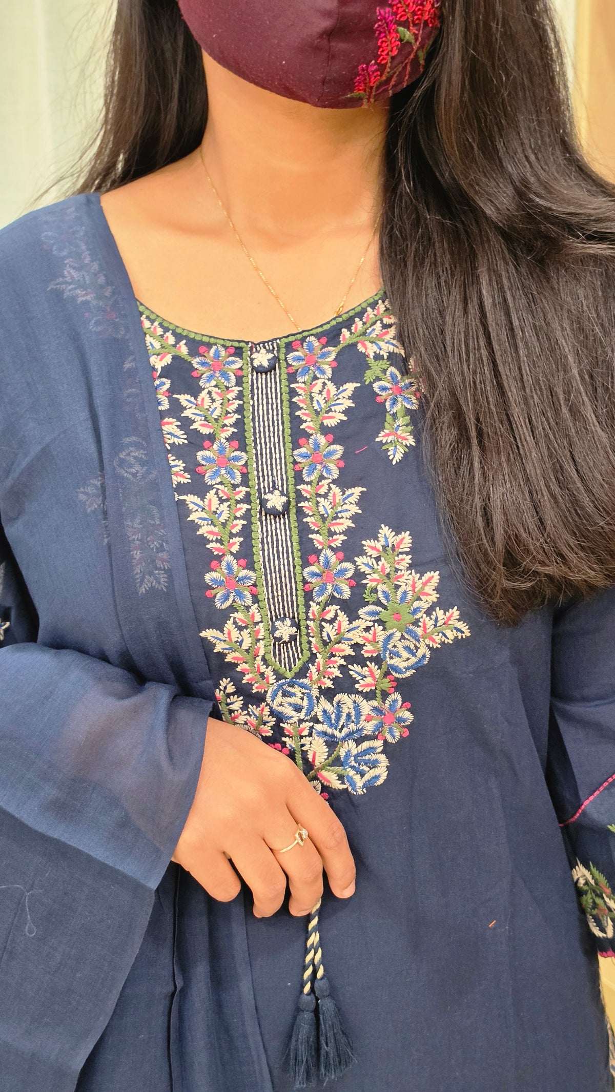 Embroidery Salwar Set(13377)