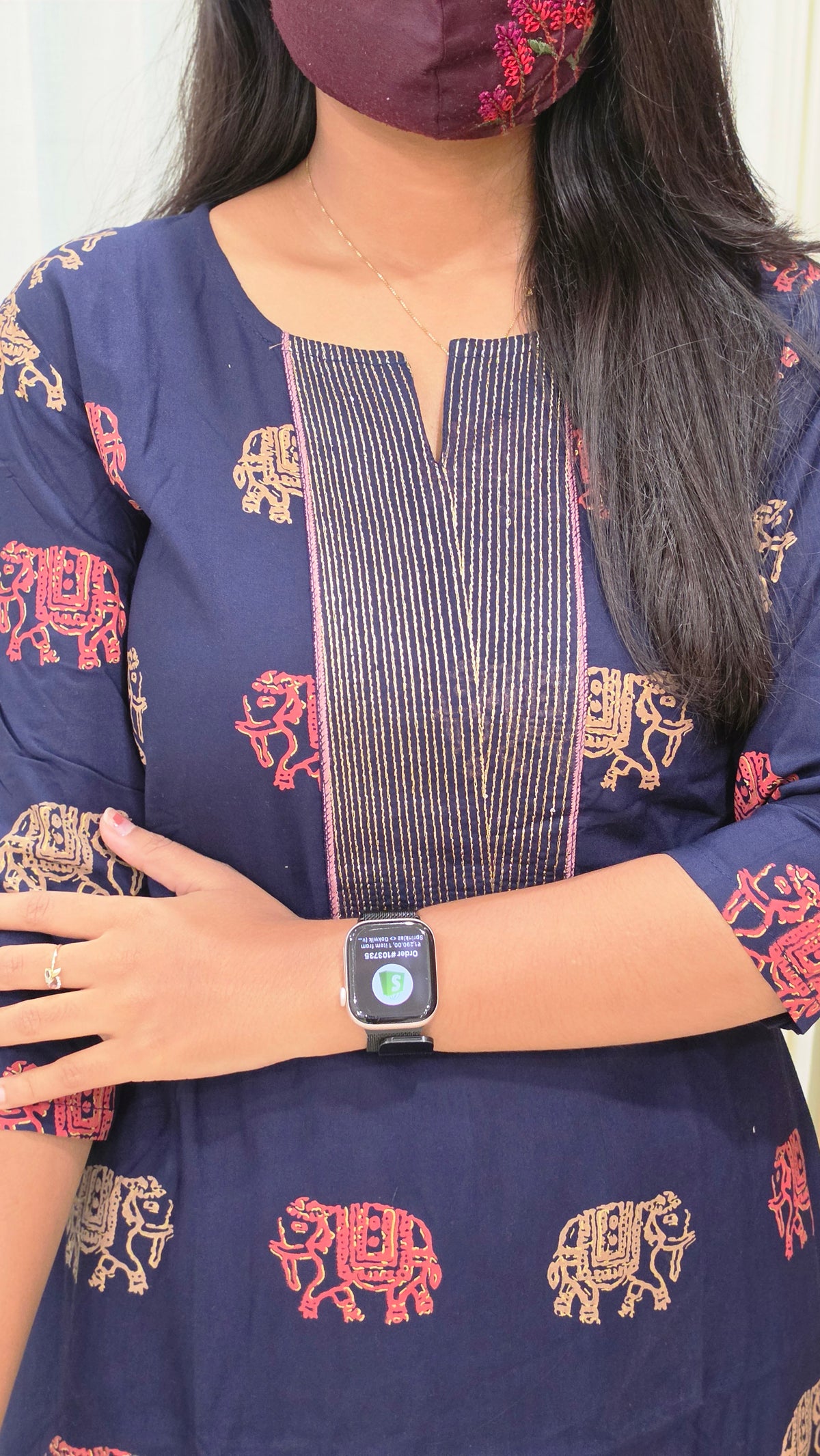 Office Wear - Embroidery(13348)