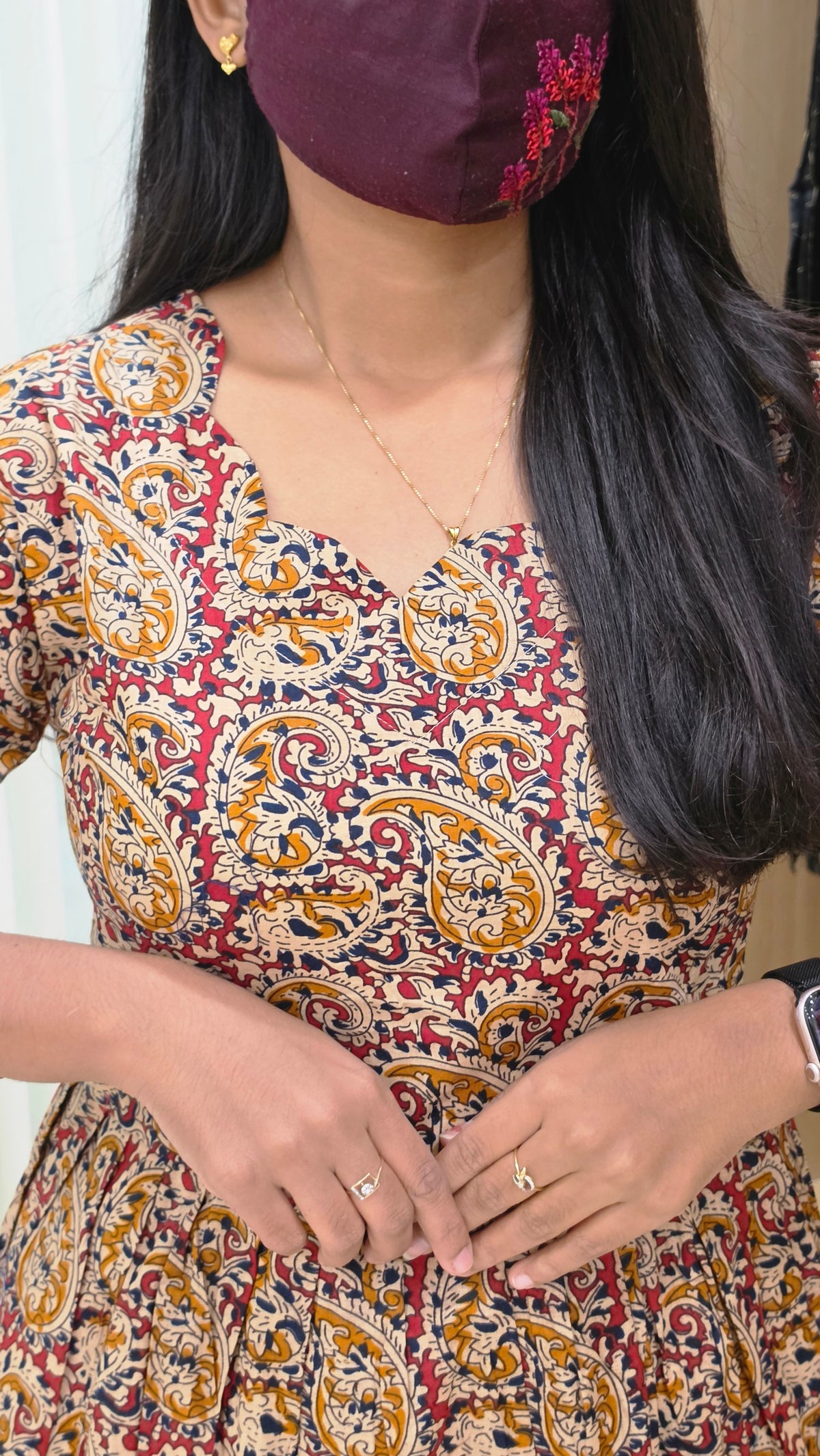 Western wear frock(13376)