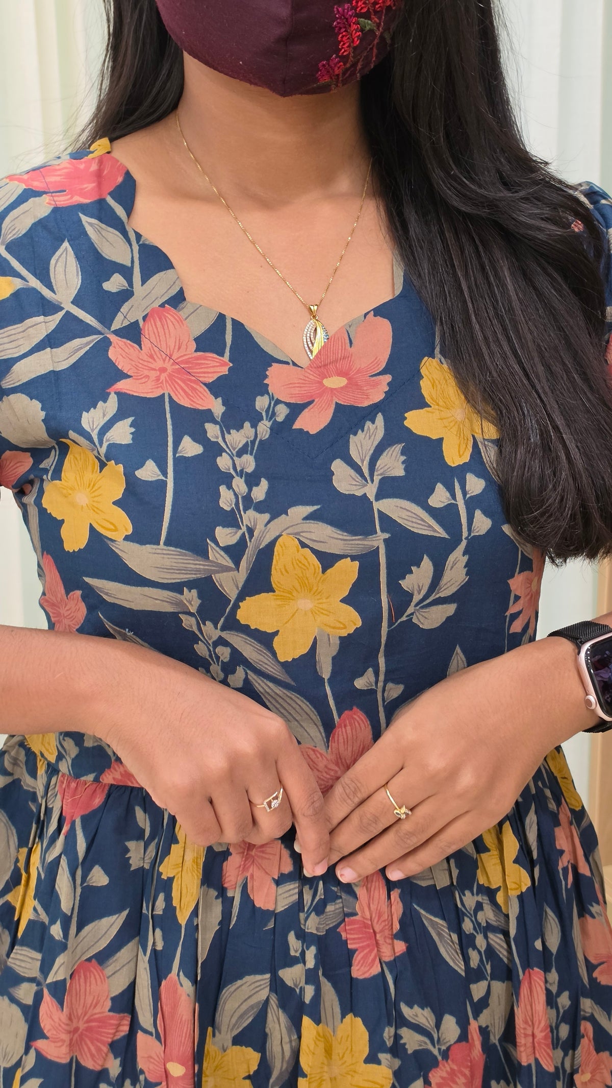 Western wear frock(13374)