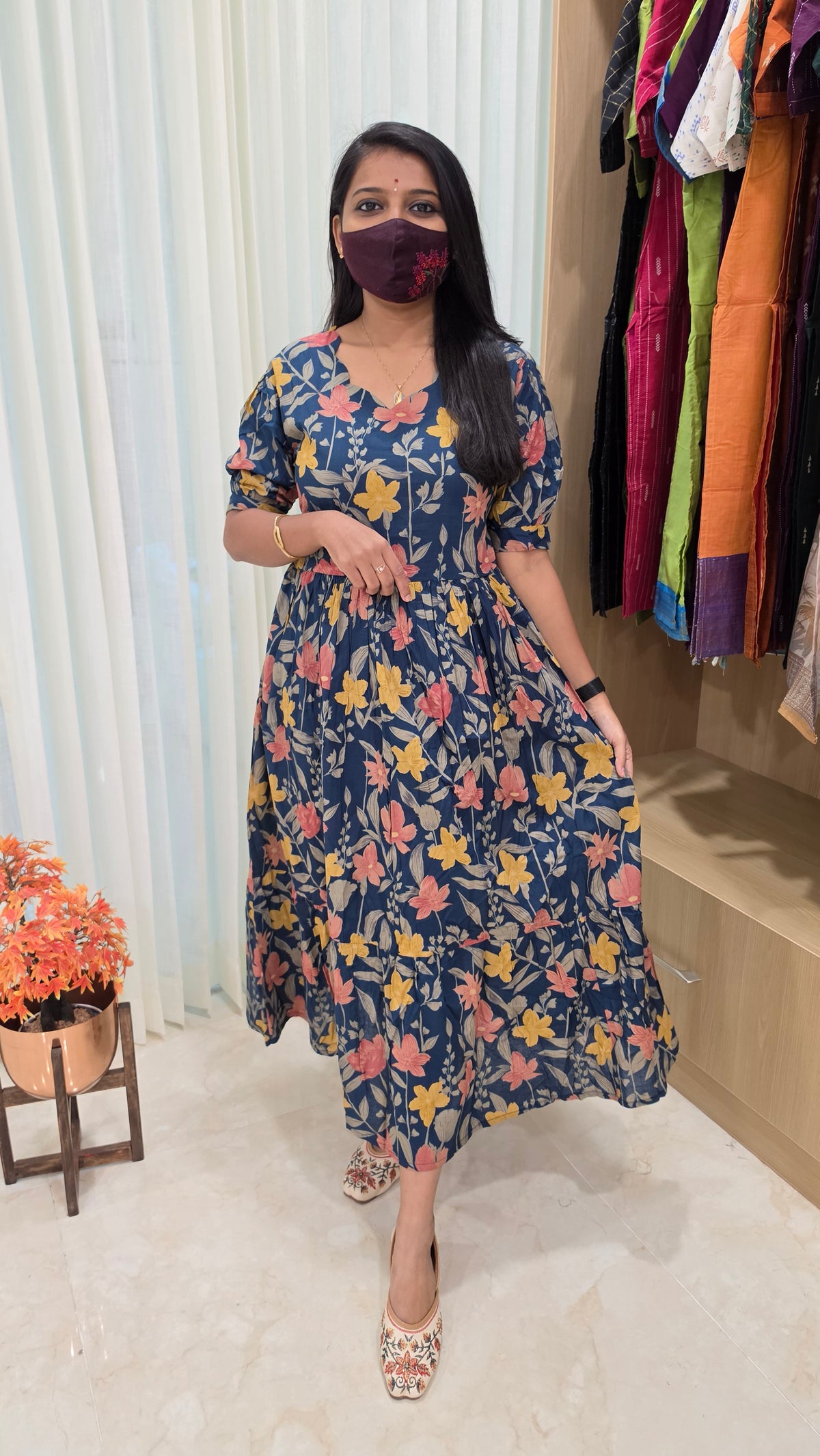 Western wear frock(13374)