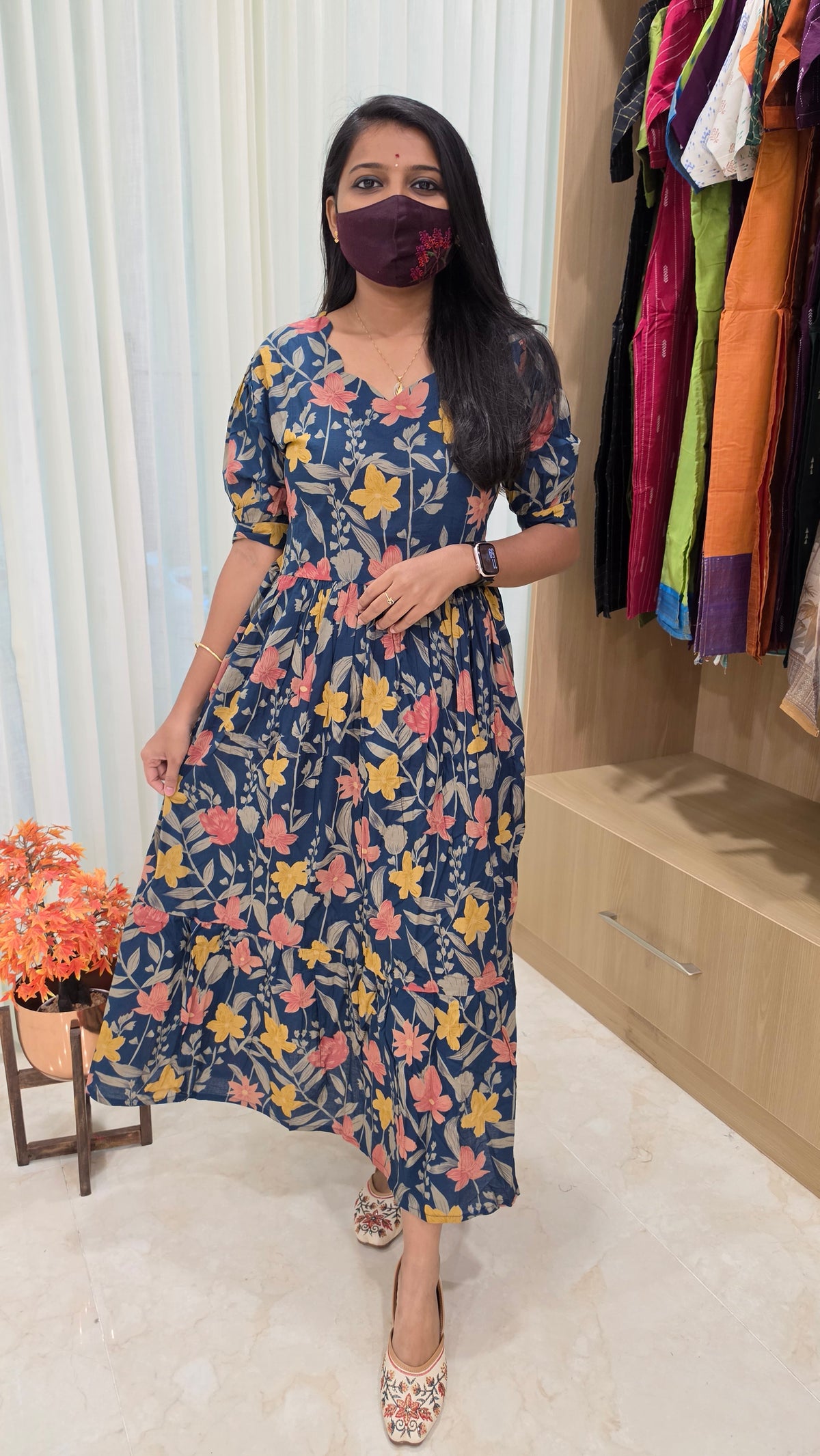 Western wear frock(13374)