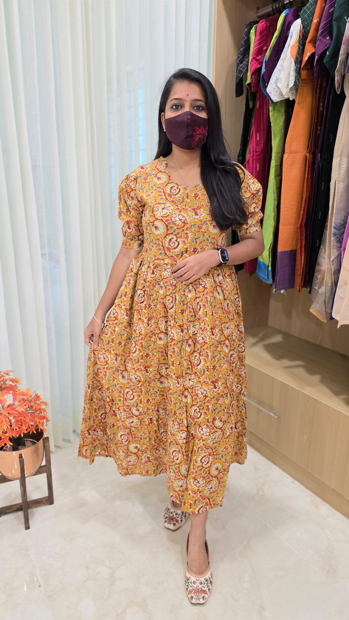 Western wear frock(13375)