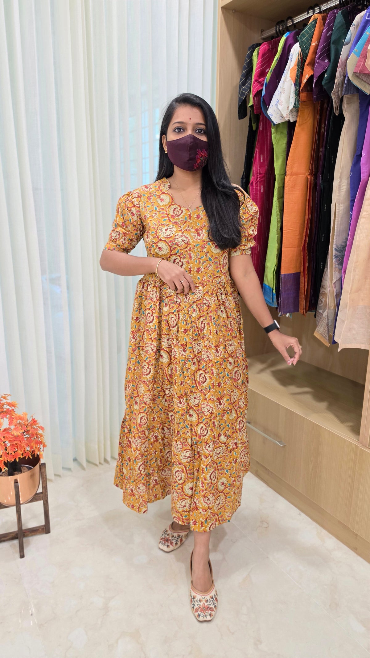 Western wear frock(13375)