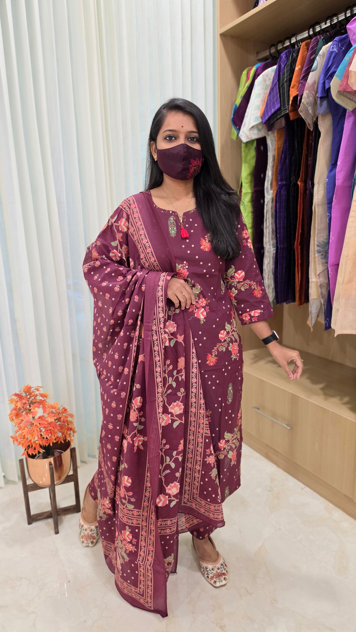 Cotton salwar set(13381)