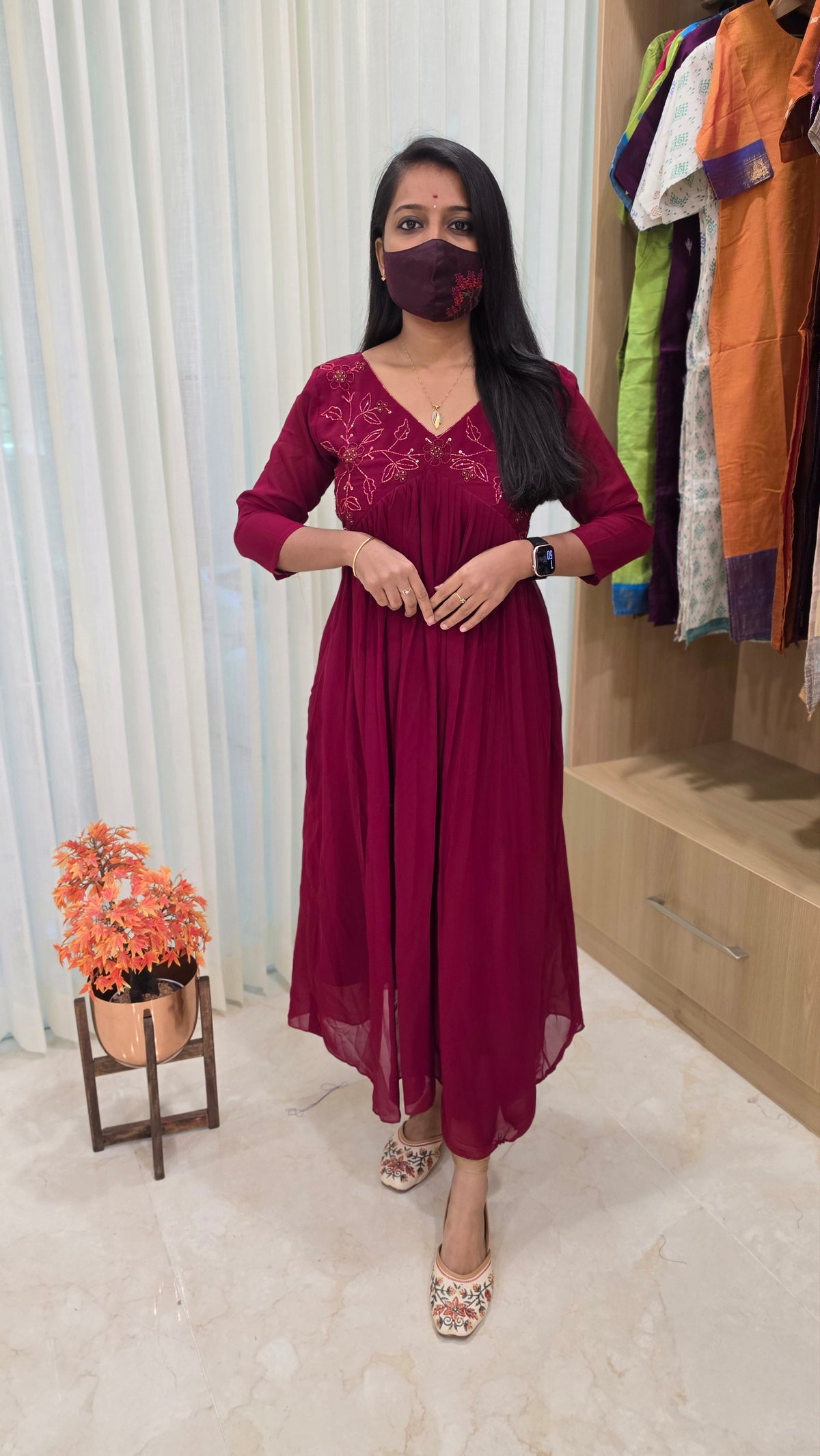 Ethinic wear kurti(13368)