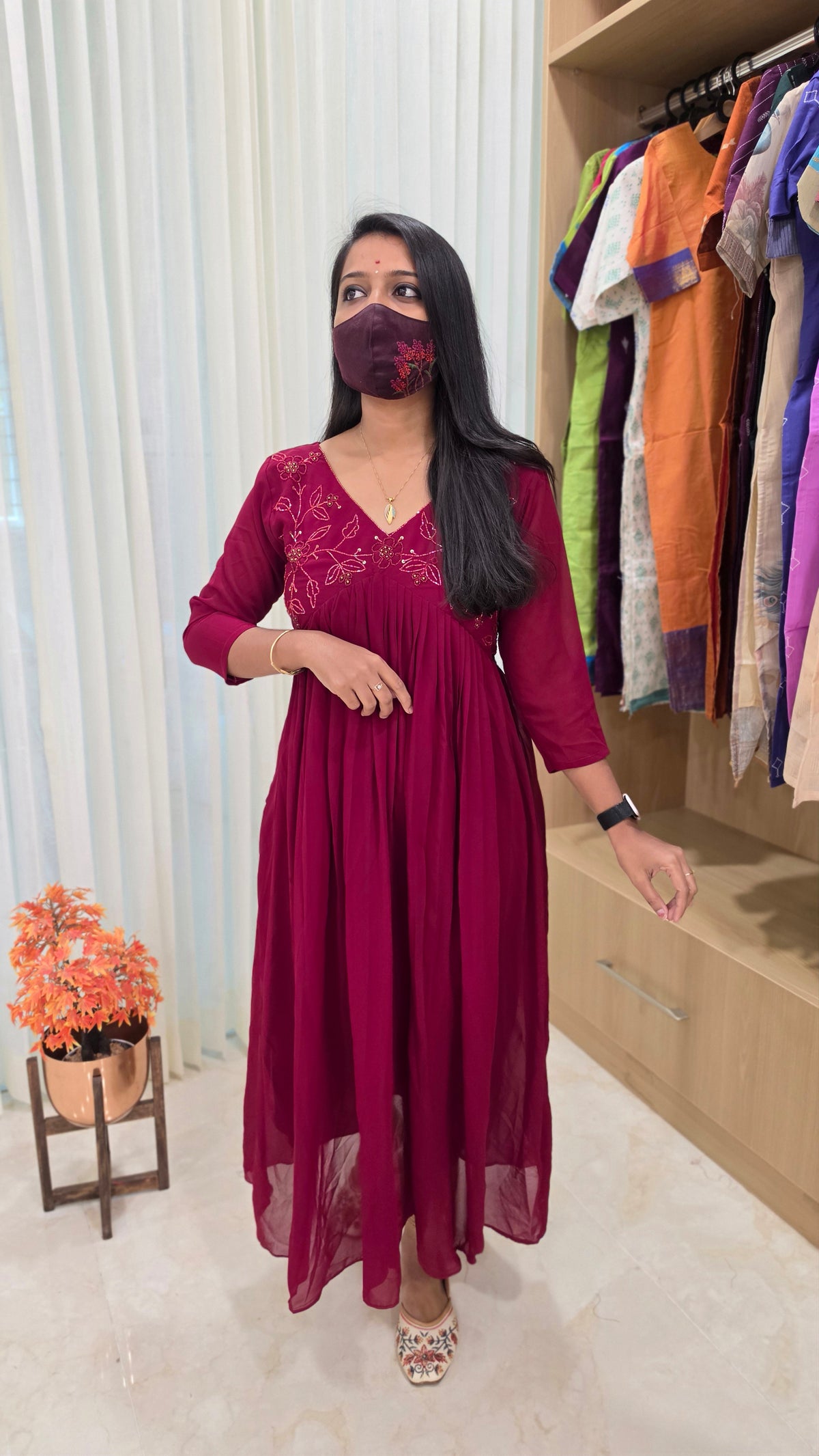 Ethinic wear kurti(13368)