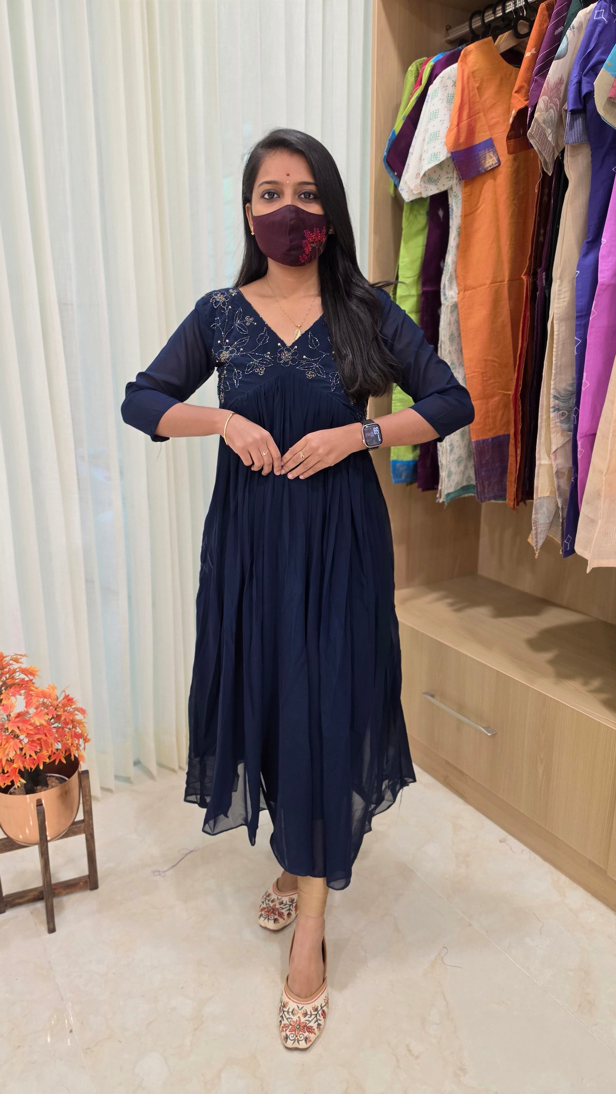 Ethinic wear kurti(13367)
