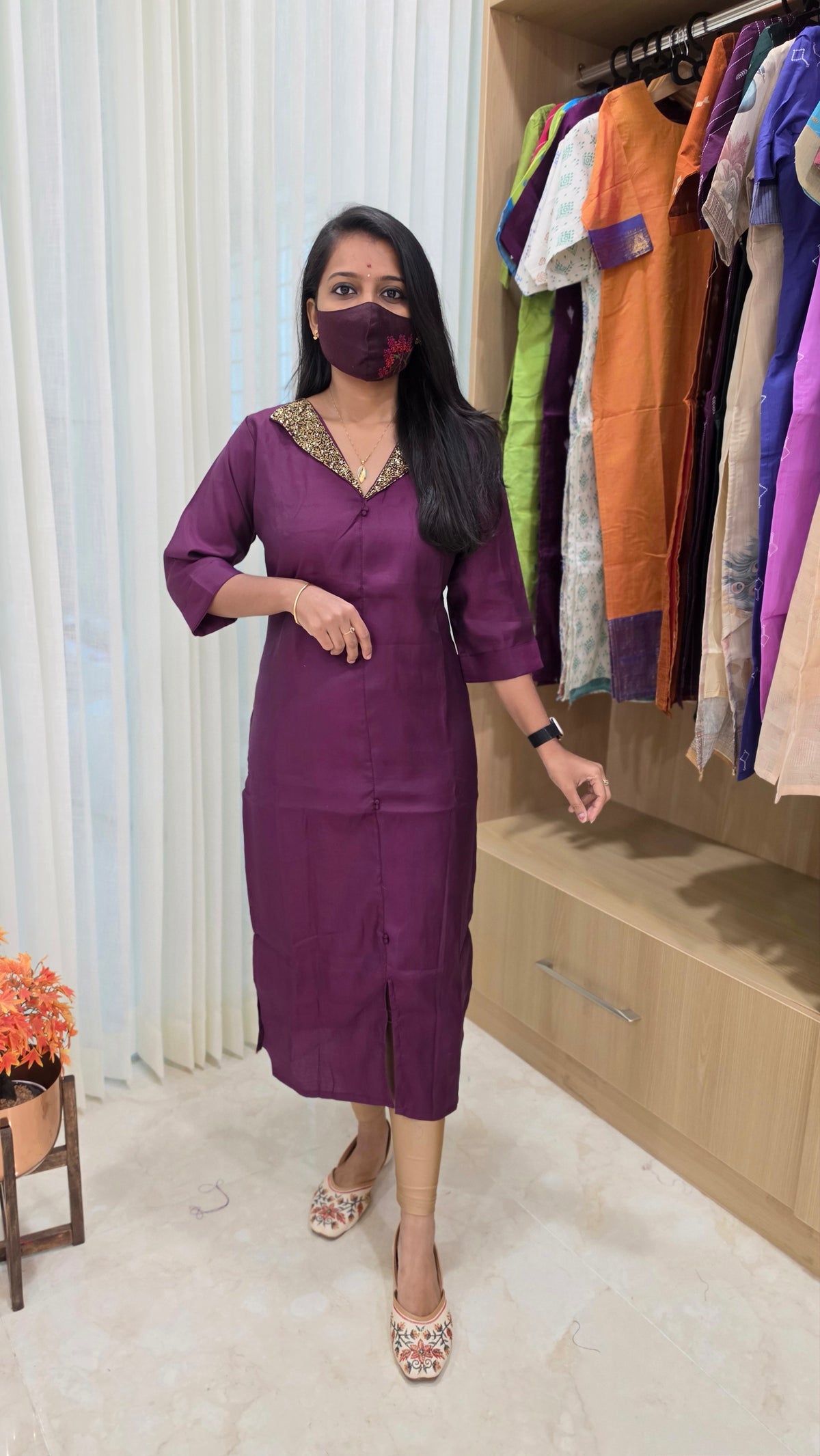Ethinic wear kurti(13370)