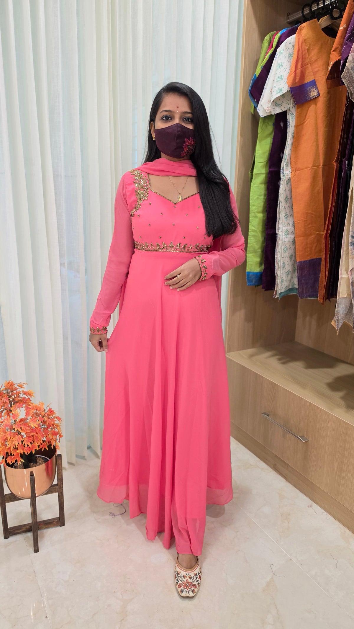 Salwar Set (Kurti+Dupatta)(13353)