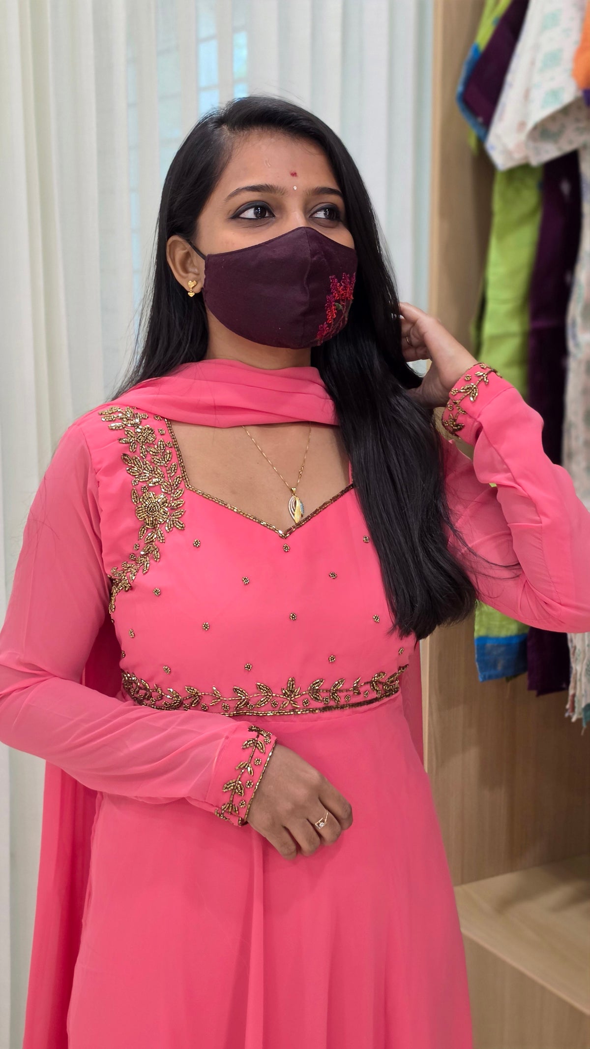 Salwar Set (Kurti+Dupatta)(13353)
