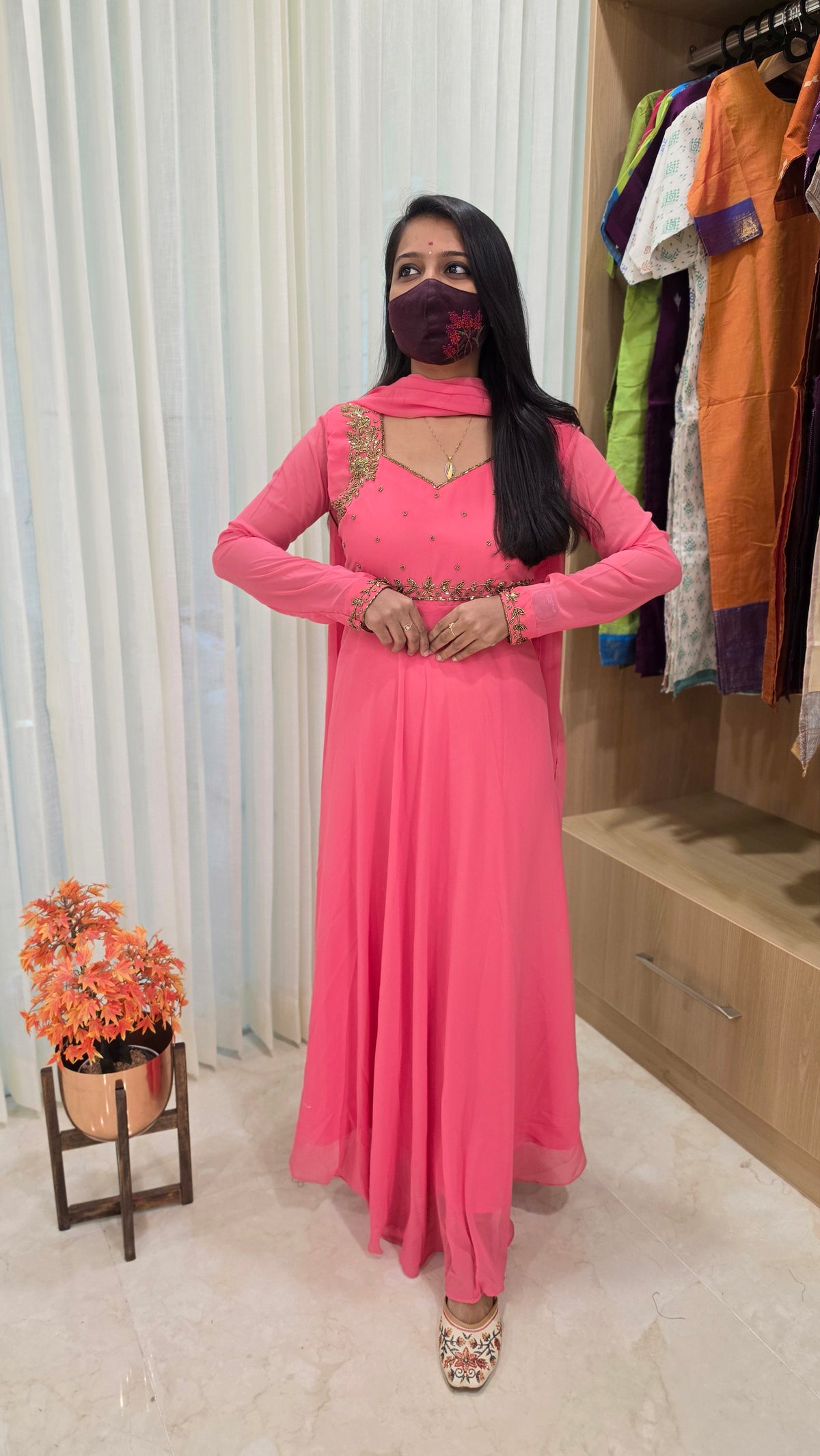 Salwar Set (Kurti+Dupatta)(13353)