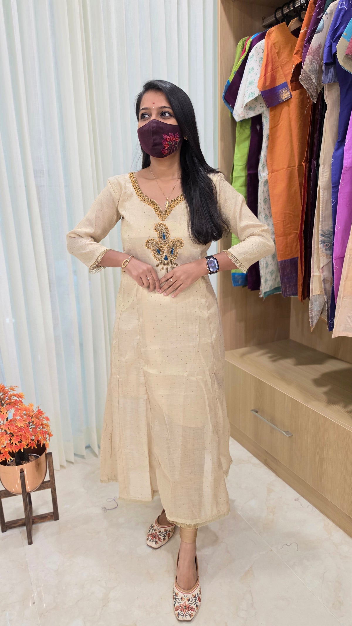 Diya-Ethnic wear kurti(13389)
