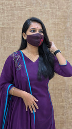 Dharani Festive Set (Kurti+Dupatta) (13437)