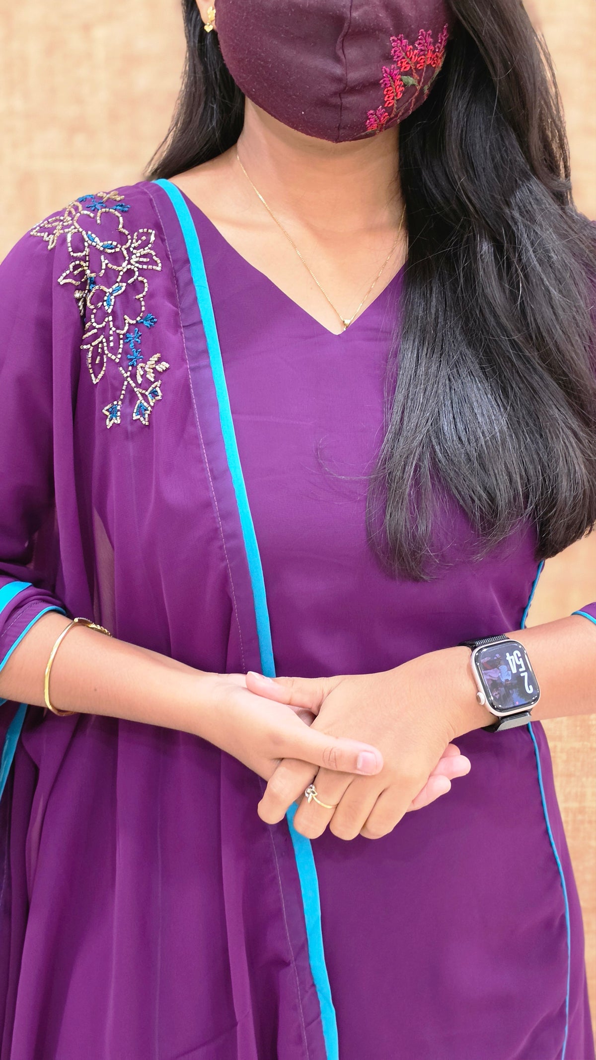 Dharani Festive Set (Kurti+Dupatta) (13437)