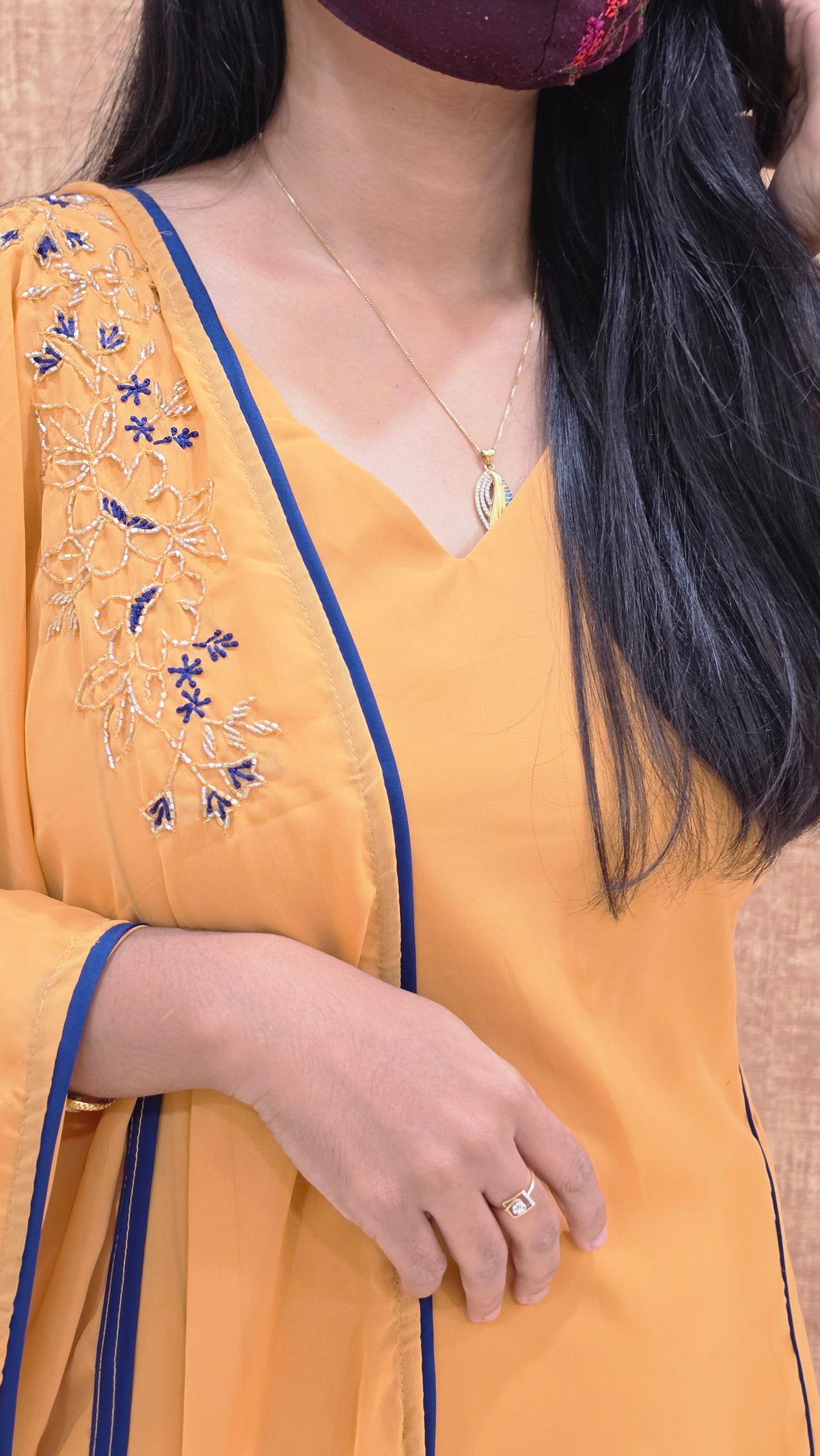 Dharani Festive Set(Kurti+Dupattathnic)(13436)