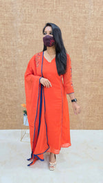 Dharani Festive Set(Kurti+Dupatta)(13435)