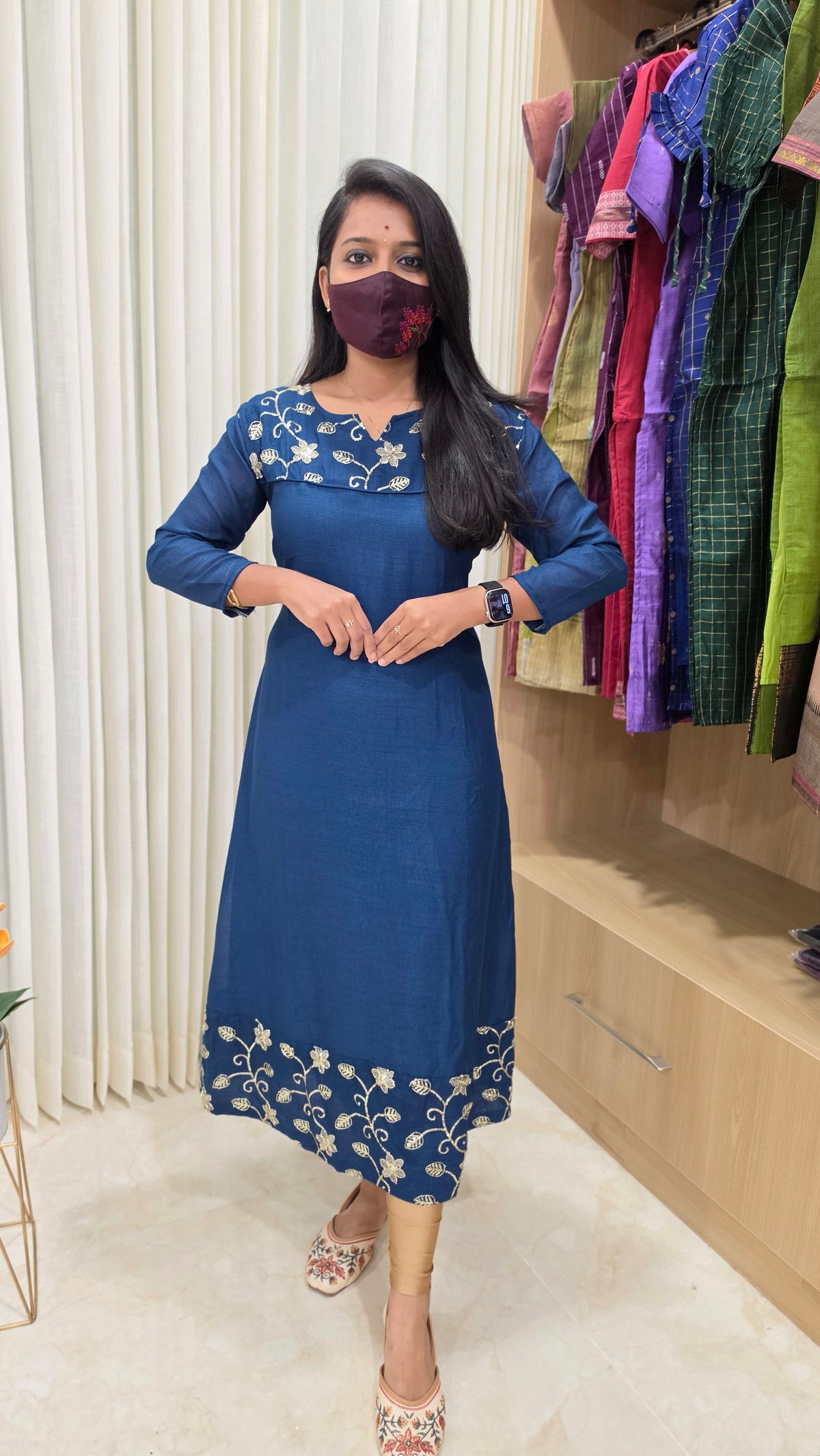 Ethinic wear kurti(13881)