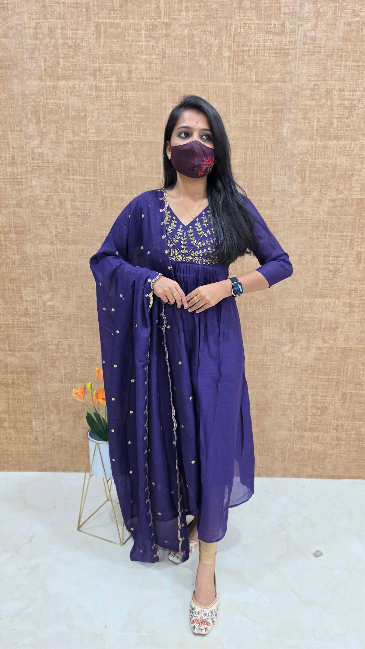 Salwar Set (Kurti+Dupatta)(13568)