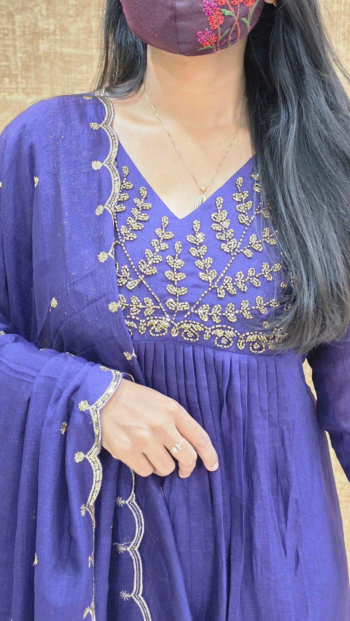 Salwar Set (Kurti+Dupatta)(13568)