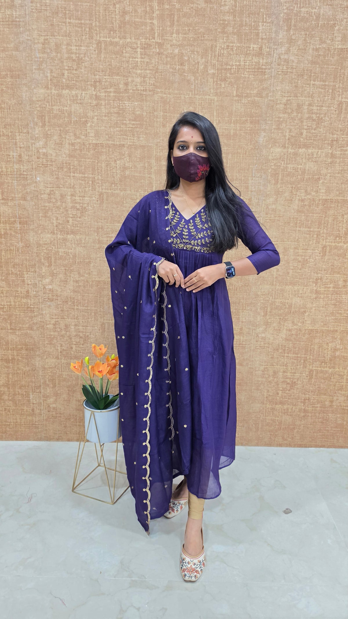 Salwar Set (Kurti+Dupatta)(13568)