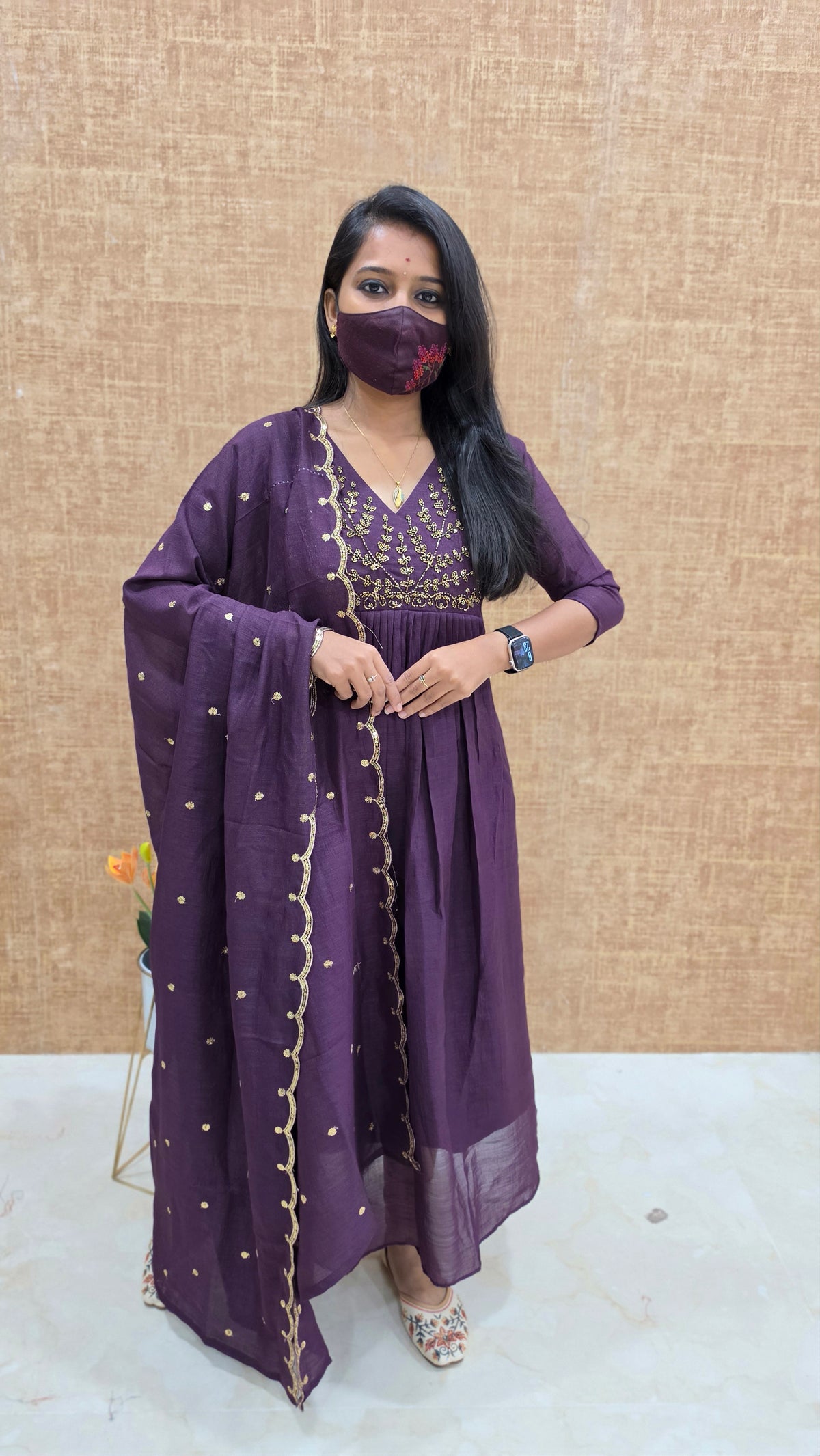 Salwar Set (Kurti+Dupatta)(13566)