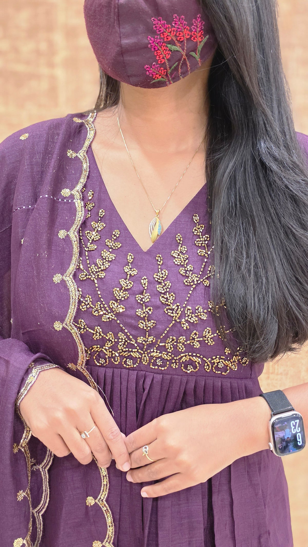 Salwar Set (Kurti+Dupatta)(13566)