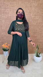 Salwar Set (Kurti+Dupatta)(13624)