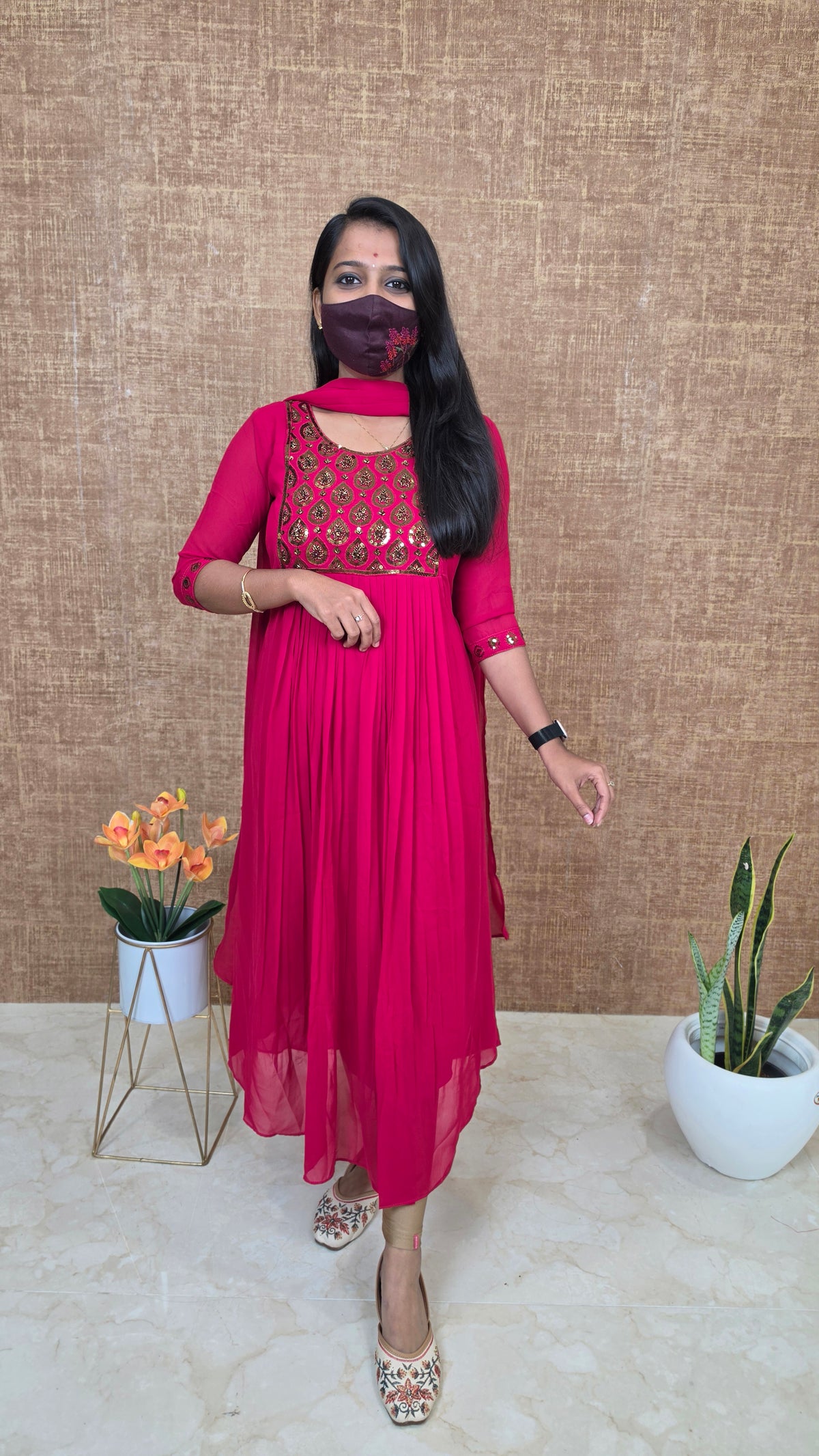Salwar Set (Kurti+Dupatta)(13625)