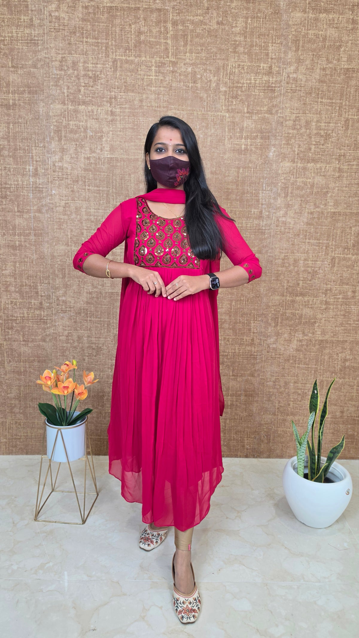 Salwar Set (Kurti+Dupatta)(13625)