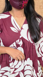 Peplum top(13611)