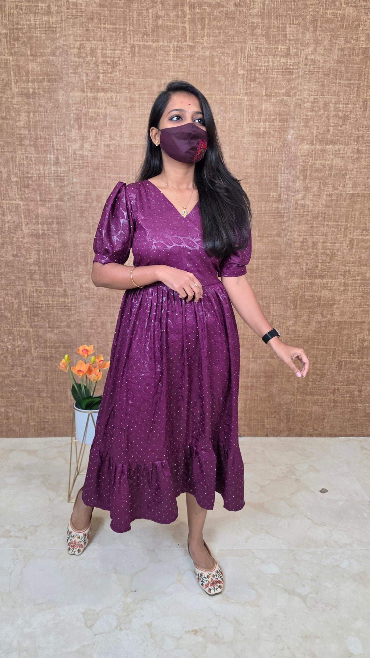Western wear frock(13643)