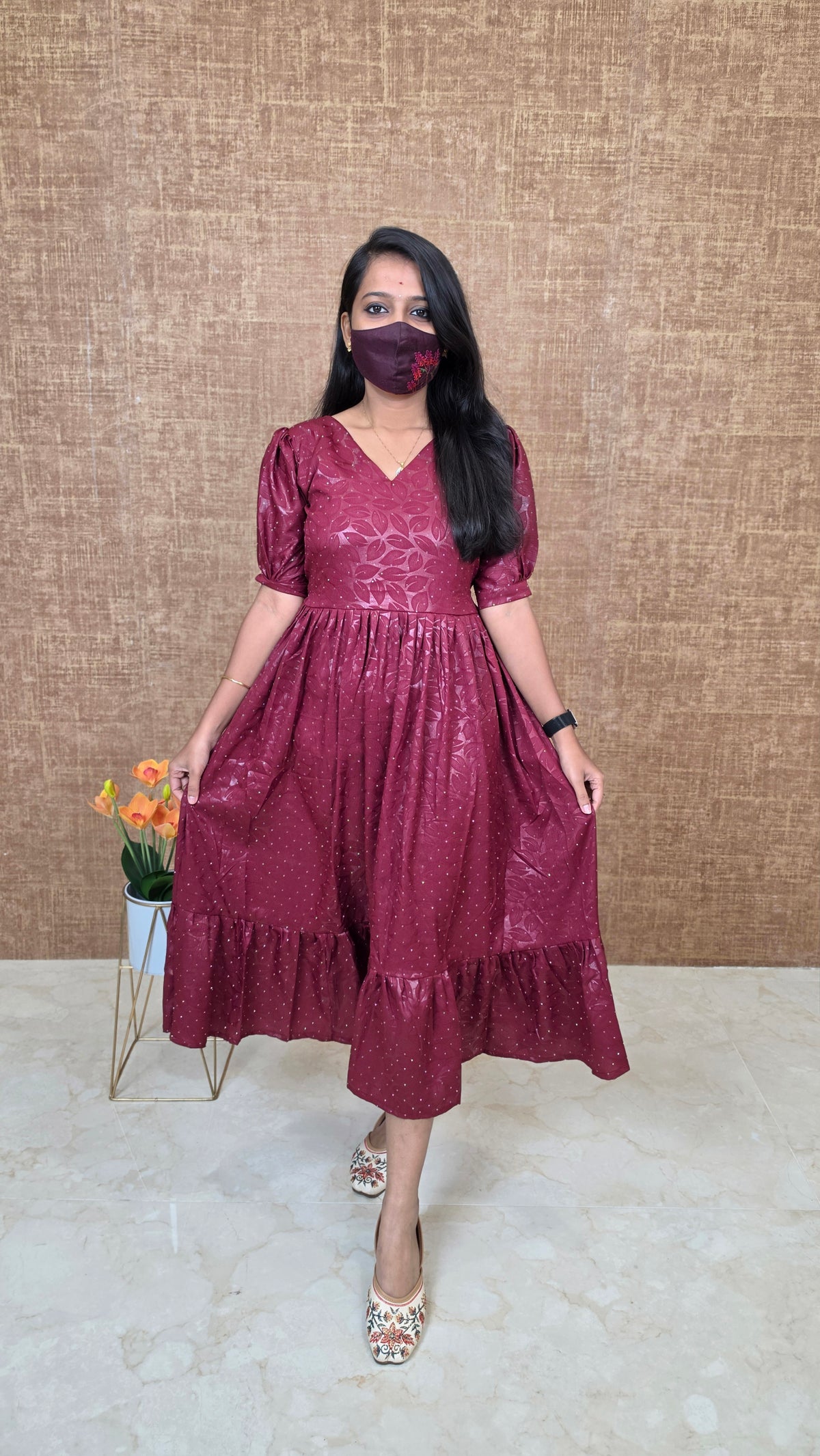 Western wear frock(13644)