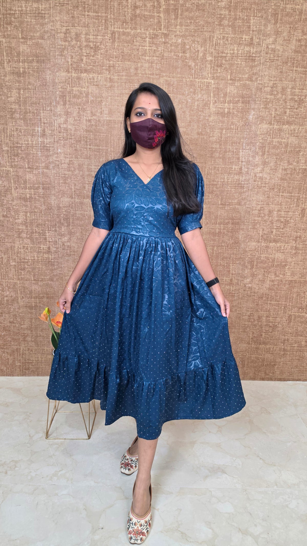 Western wear frock(13645)