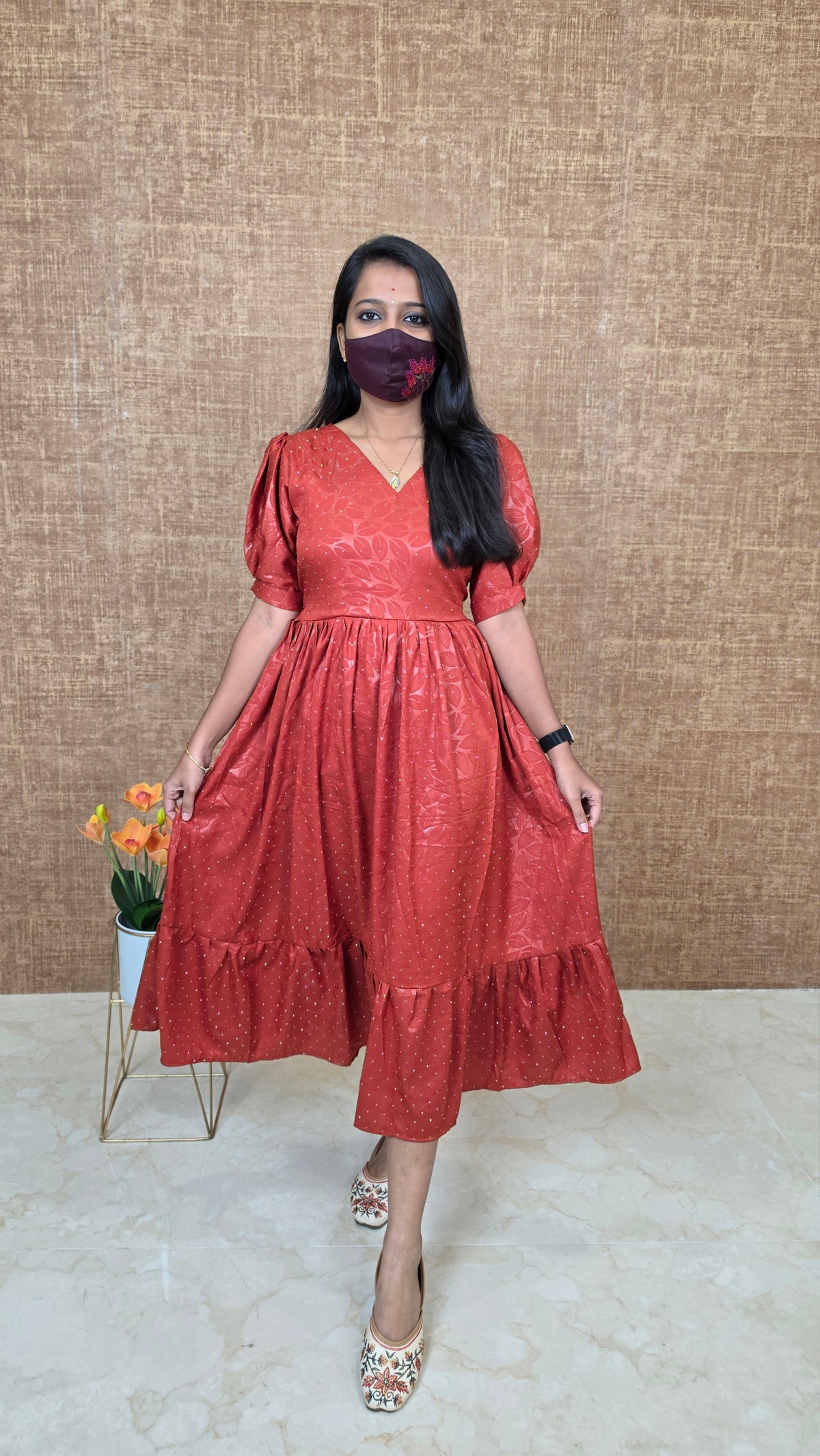 Western wear frock(13646)