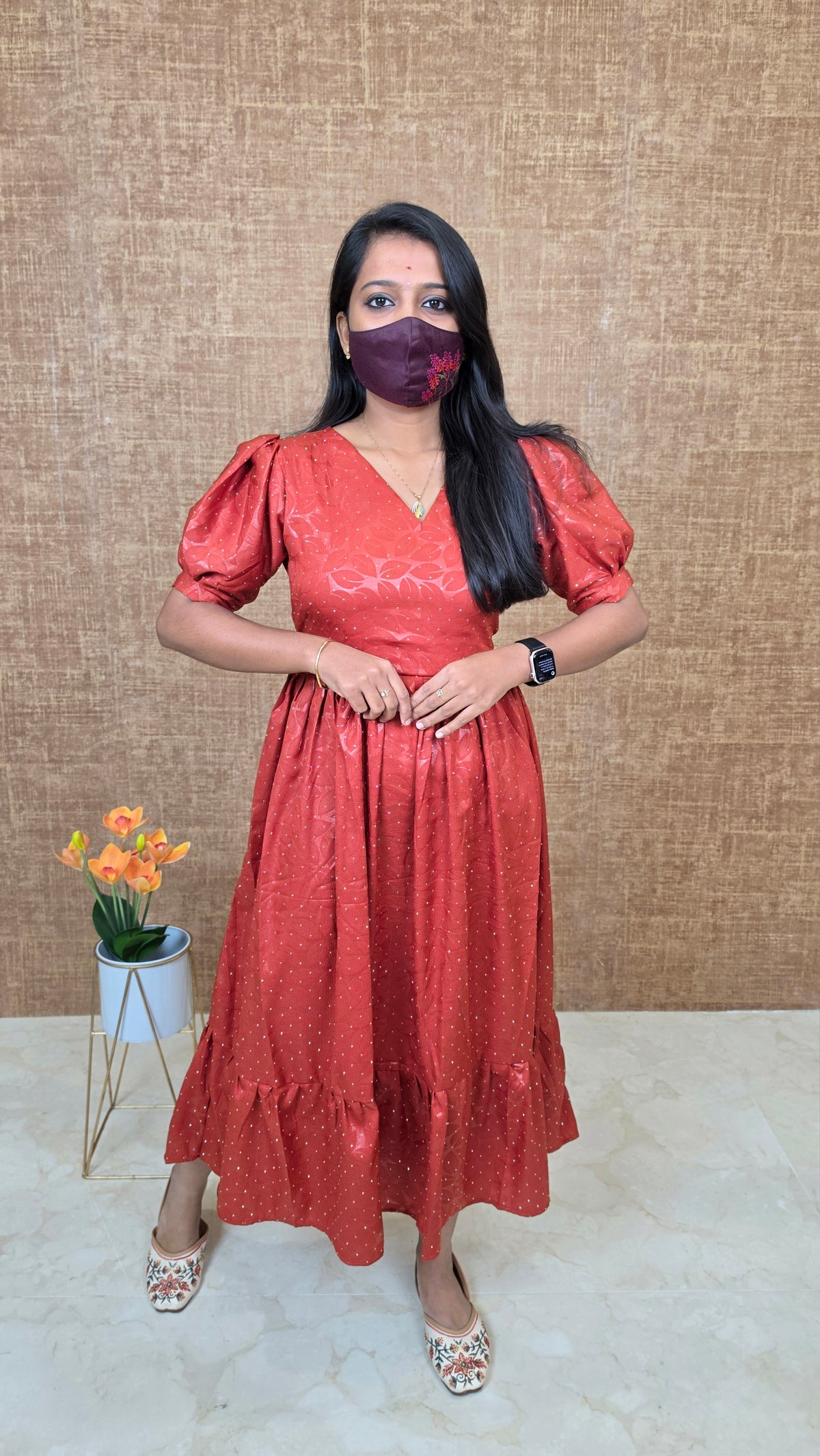 Western wear frock(13646)