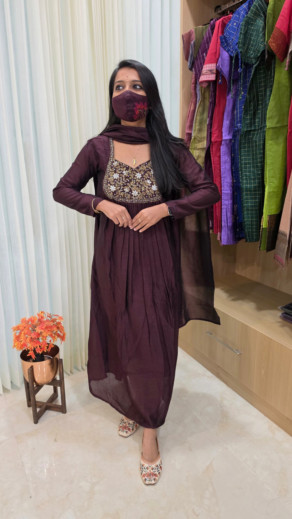 Salwar Set (Kurti+Dupatta)(13659)